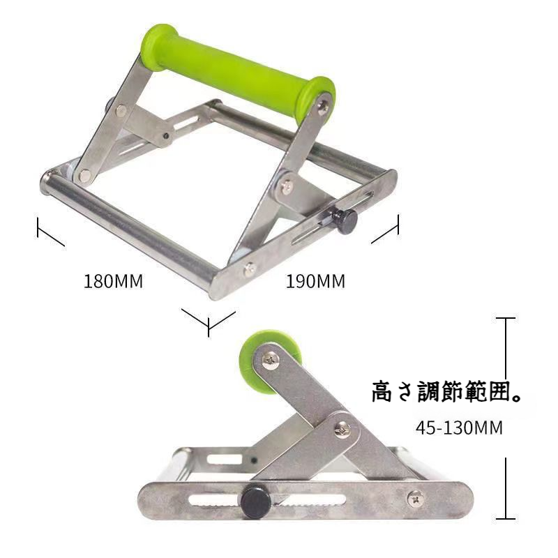 切断機トレイ 調整可能昇降ブラケット 長いローラーステンレスフレーム 切断機ブラケットトレイ