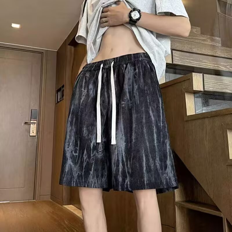 ゆったり5分ビーチパンツメンズ薄手