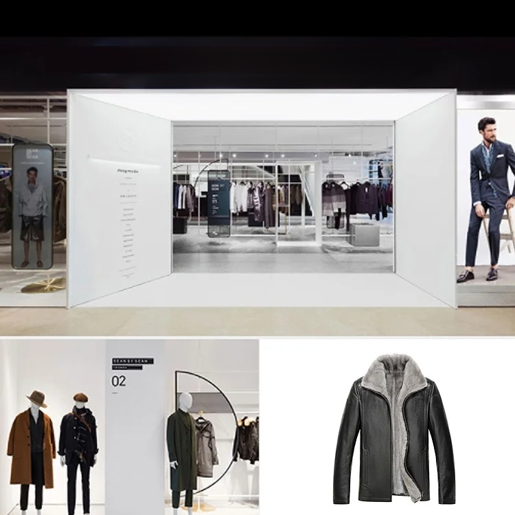 防水防皺鹿皮貂絨皮夾克