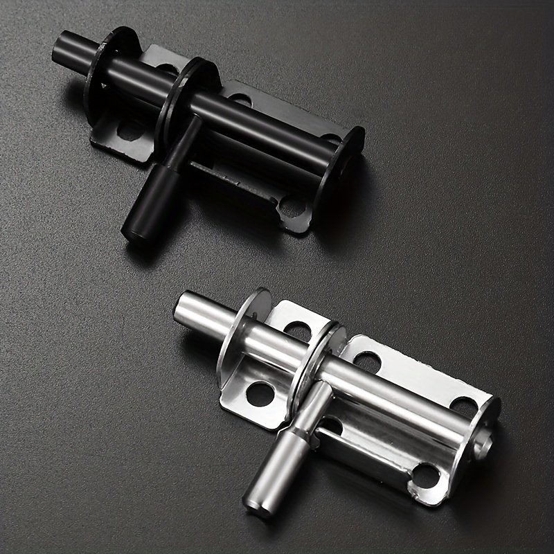 304 stainless steel slide door barrel bolt latch lock front view