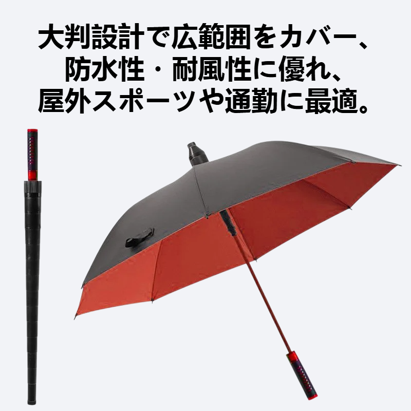 27インチ黒ゴム防水カバーゴルフ傘