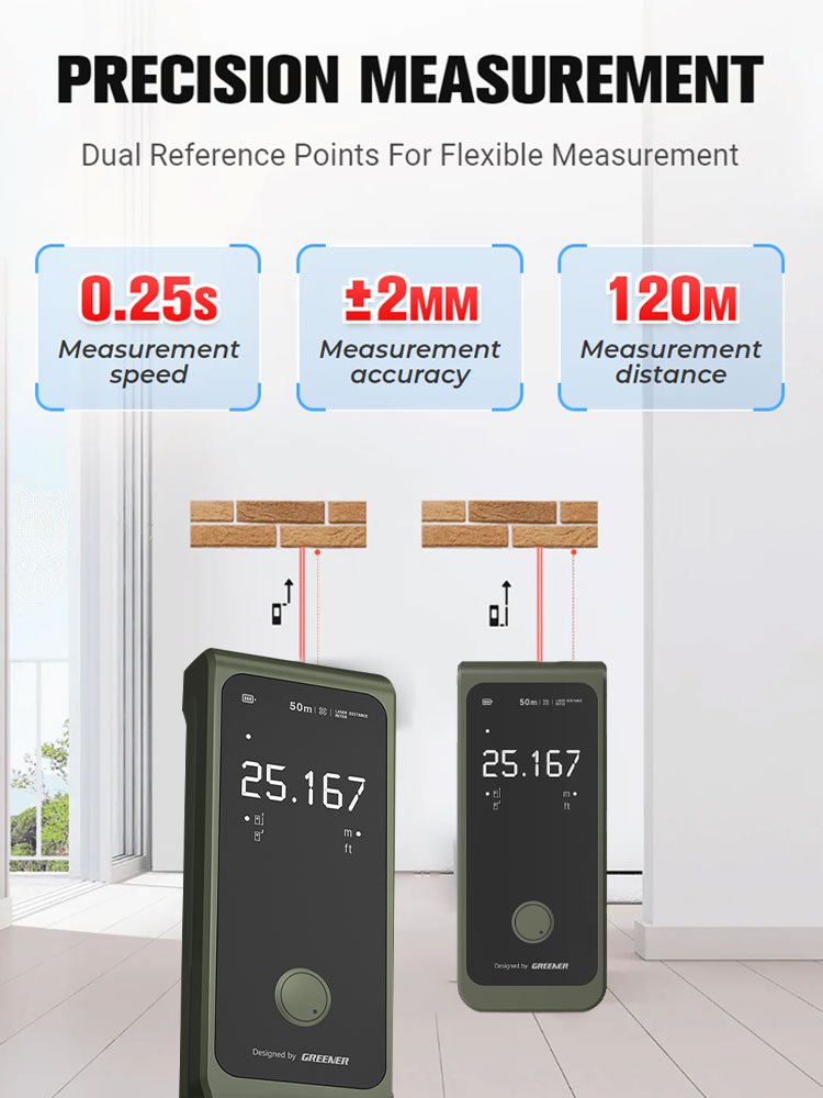 High-precision handheld laser rangefinder