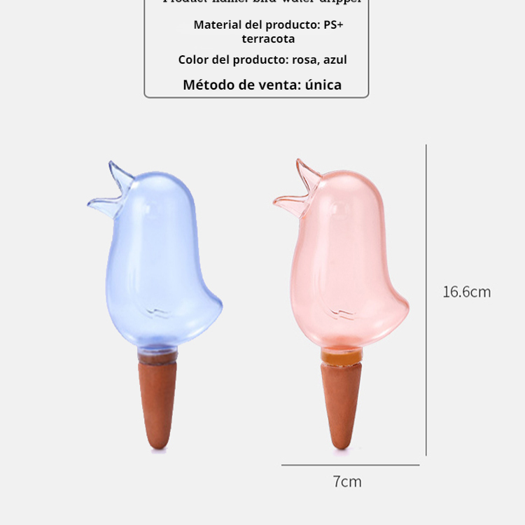 Dispensador de agua automático en forma de pájaro