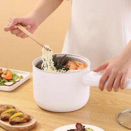【 Ceramic non-stick 】 Multifunctional electric cooking pot