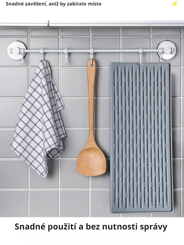 Kuchyňská silikonová podložka proti skluzu a opaření