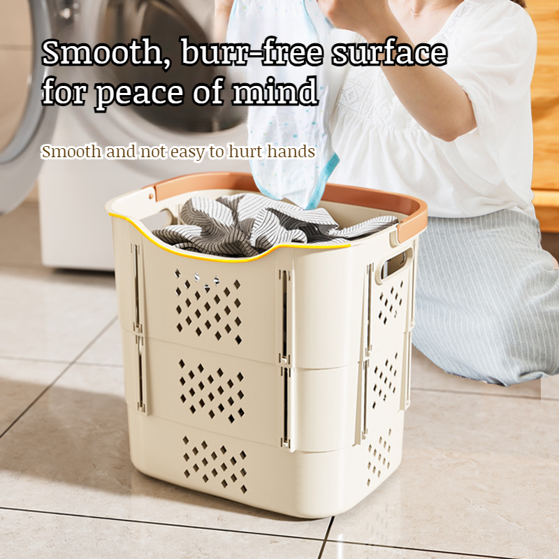 Multilayer largecapacity clothing storage basket