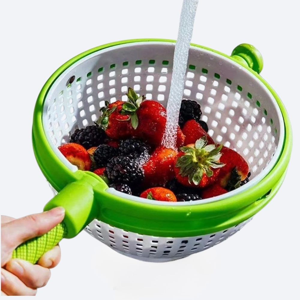 家庭用プラスチック製の野菜・果物洗いバスケット