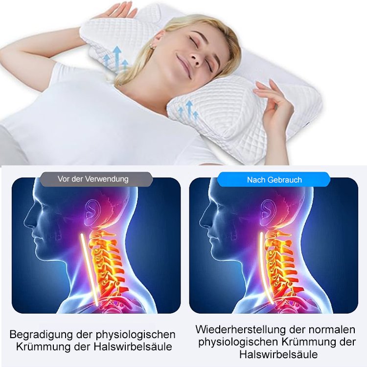 Multidirektionales Schlafhilfekissen in Schmetterlingsform