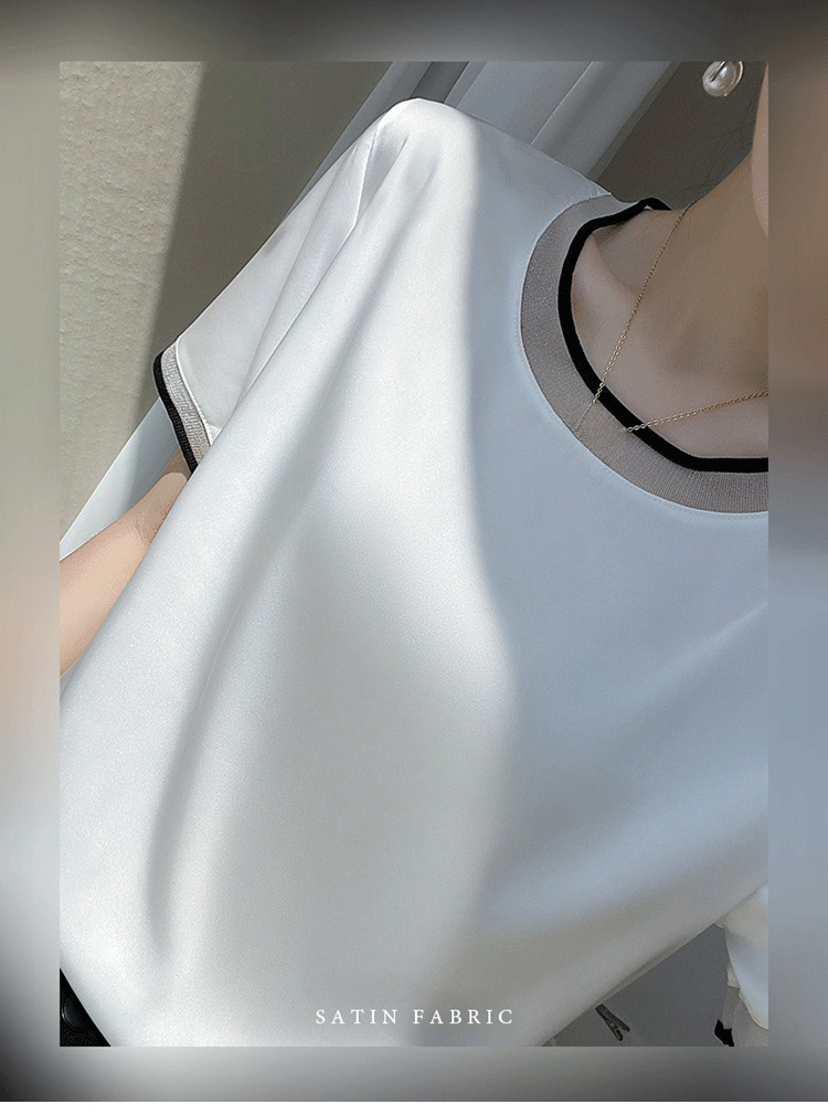 夏に最適な冷感トップスの着用イメージ