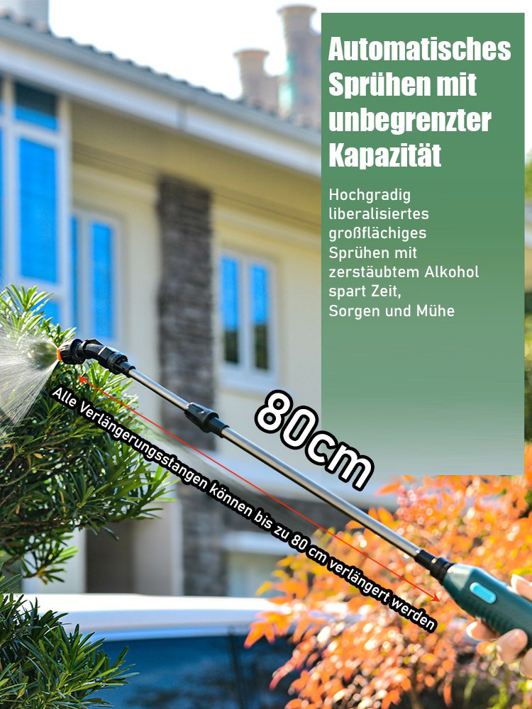 Multifunktionales Sprühgerät mit Bildschirm