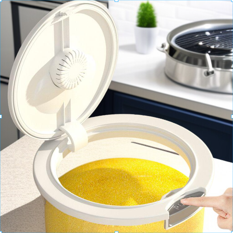 家庭用防虫・防湿密閉米びつ