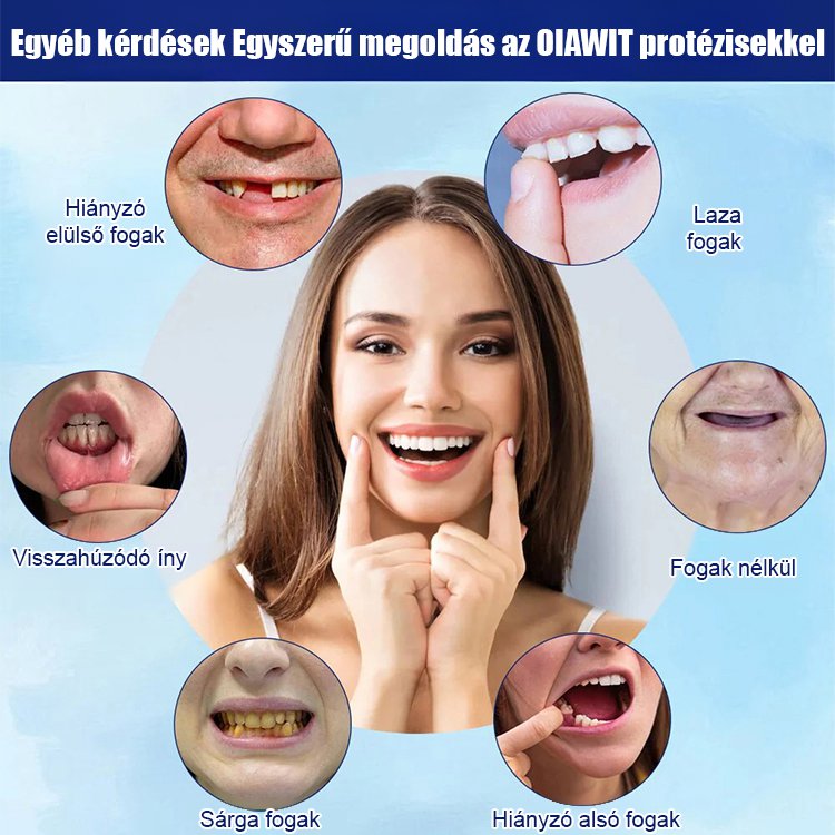 Fogászati kozmetikai műfog díszítő készlet