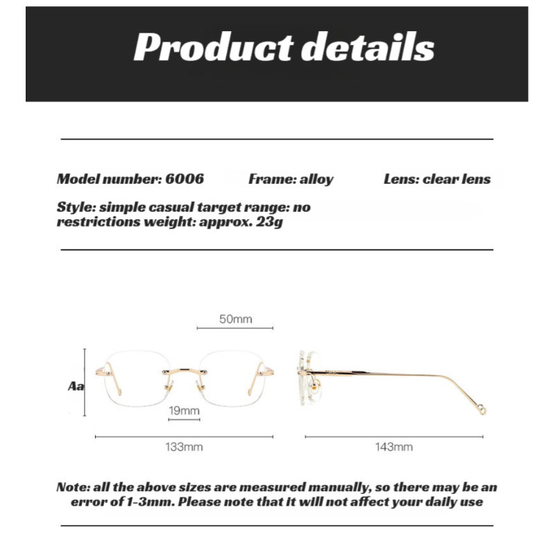 Middleaged and elderly antiradiation presbyopia glasses