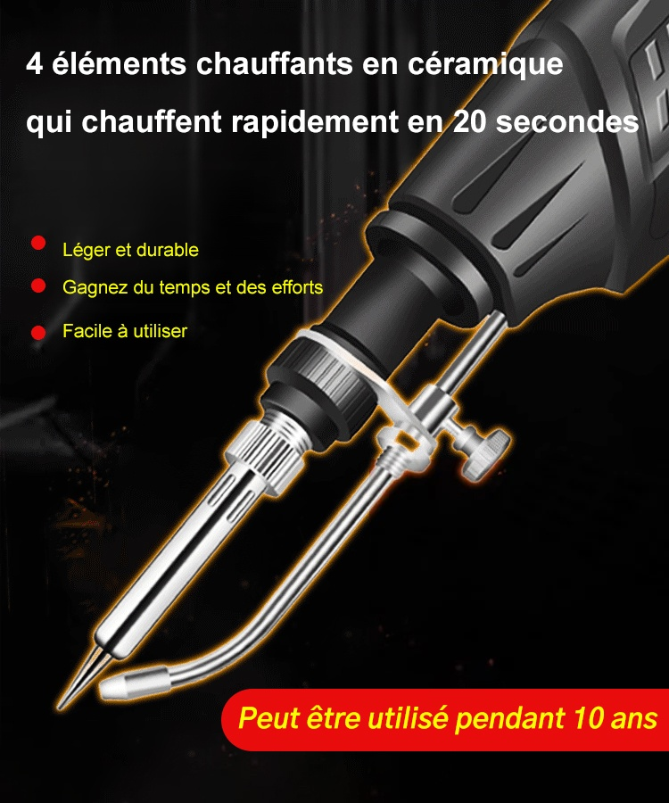 Outil de soudage laser industriel à chauffage interne