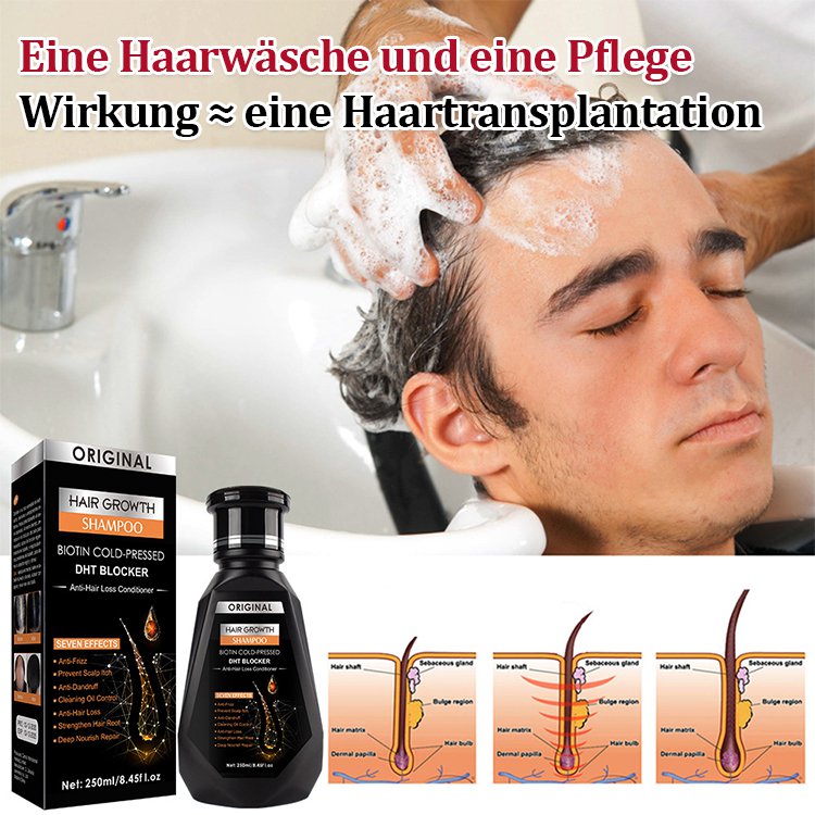 Ingwer-Haarfestigungs- und Haarwuchs-Shampoo