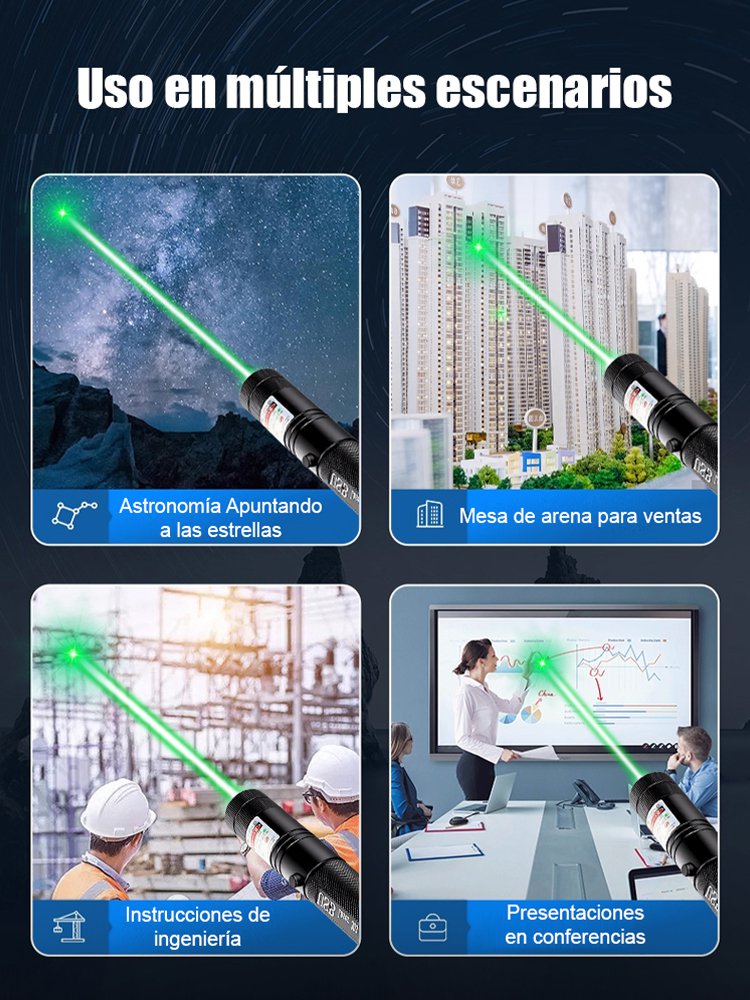 Puntero láser multifuncional USB
