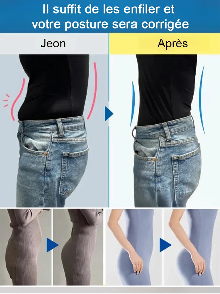 【Double couche gainante】Culotte sculptante en dentelle fine, invisible et légère