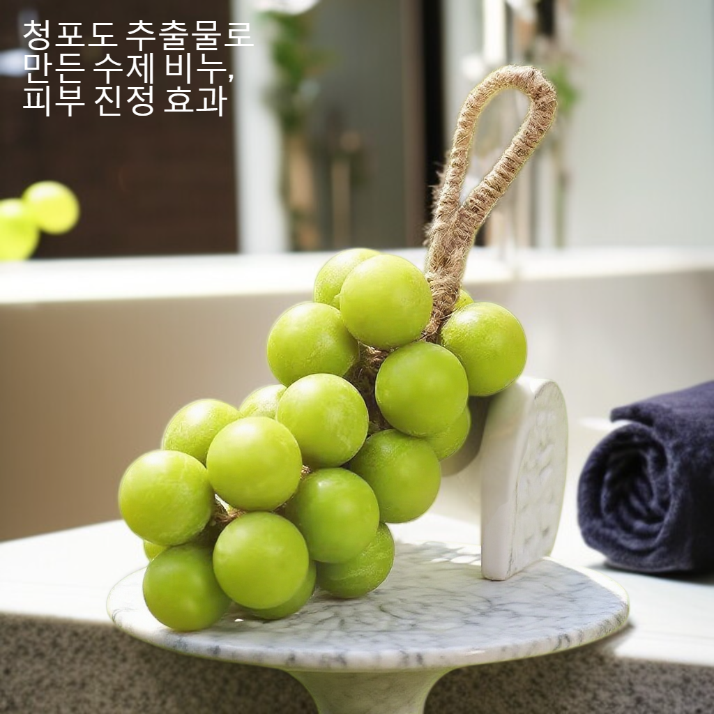 청포도 수제 비누