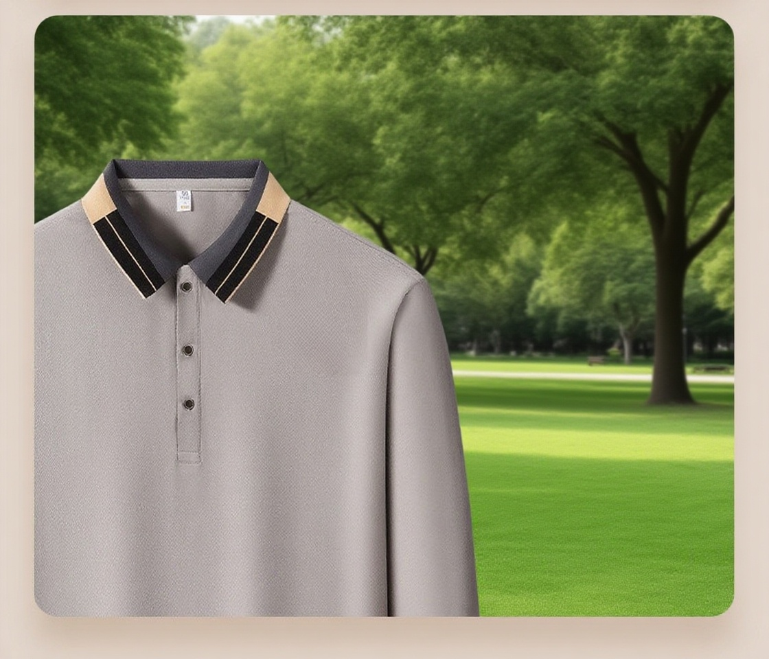 봄·가을에 어울리는 남성용 얇은 셔츠 디테일