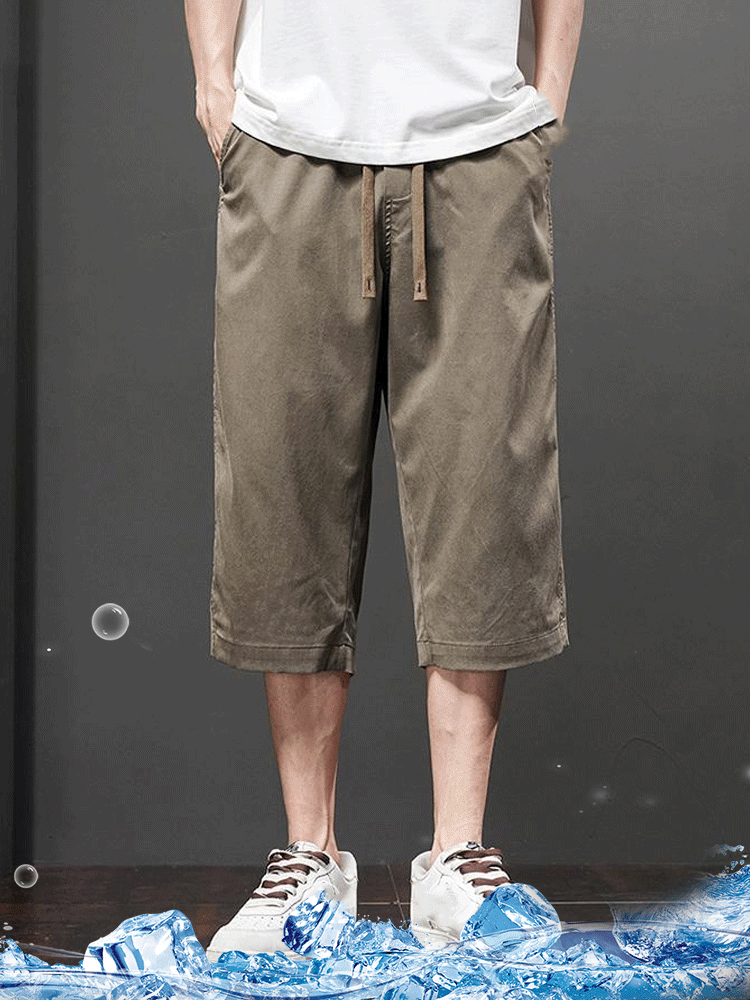 여름 쿨링 캐주얼 7 부 바지