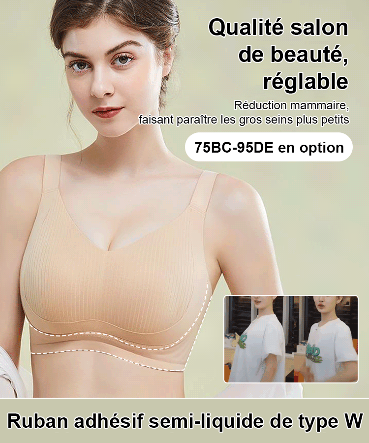 Les poitrines généreuses laissent apparaître de petits sous-vêtements non marquants