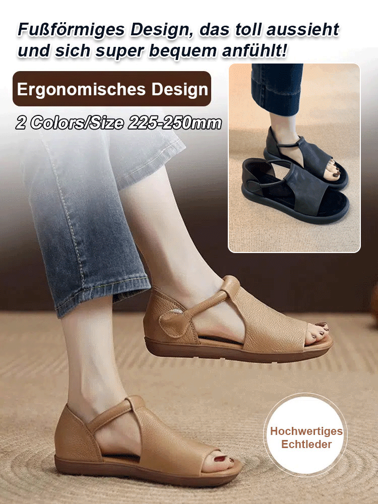 Handgefertigte Ledersandalen