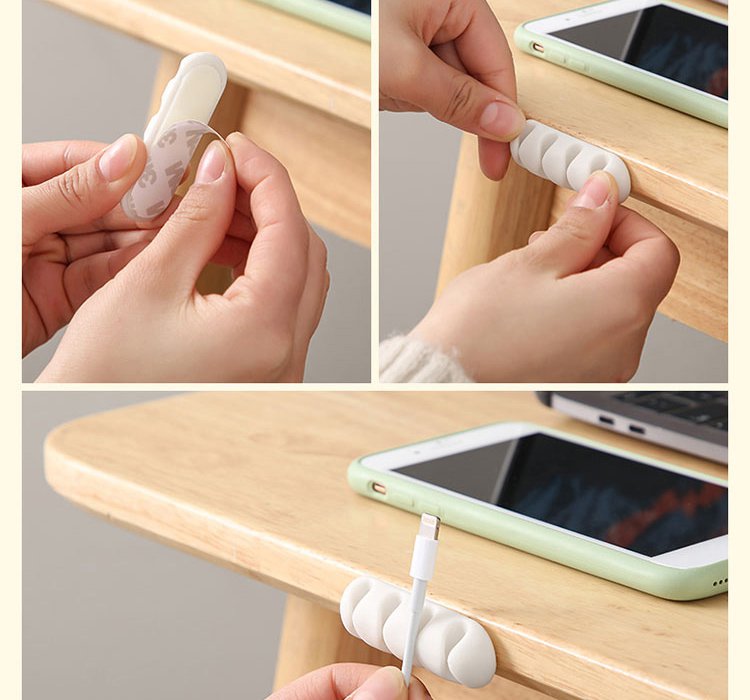 SL-Desktop Storage Self-Adhesive Cable Organizer
