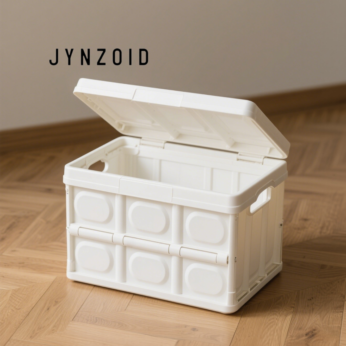 깔끔한 디자인의 흰색 보관함