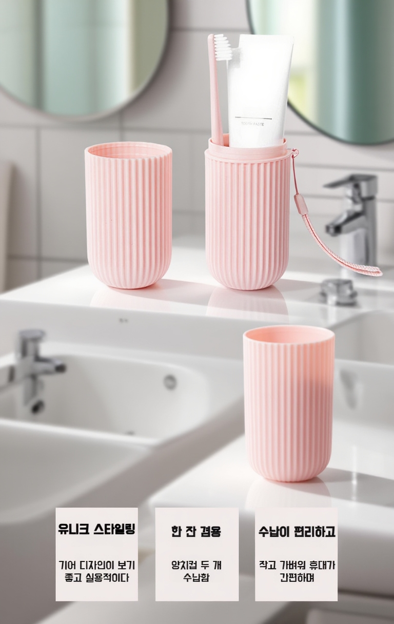 여행용으로 적합한 칫솔 수납 케이스