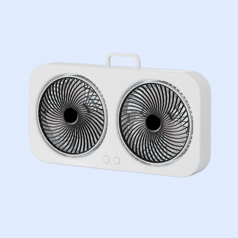 ダブルヘッド空気循環ファン