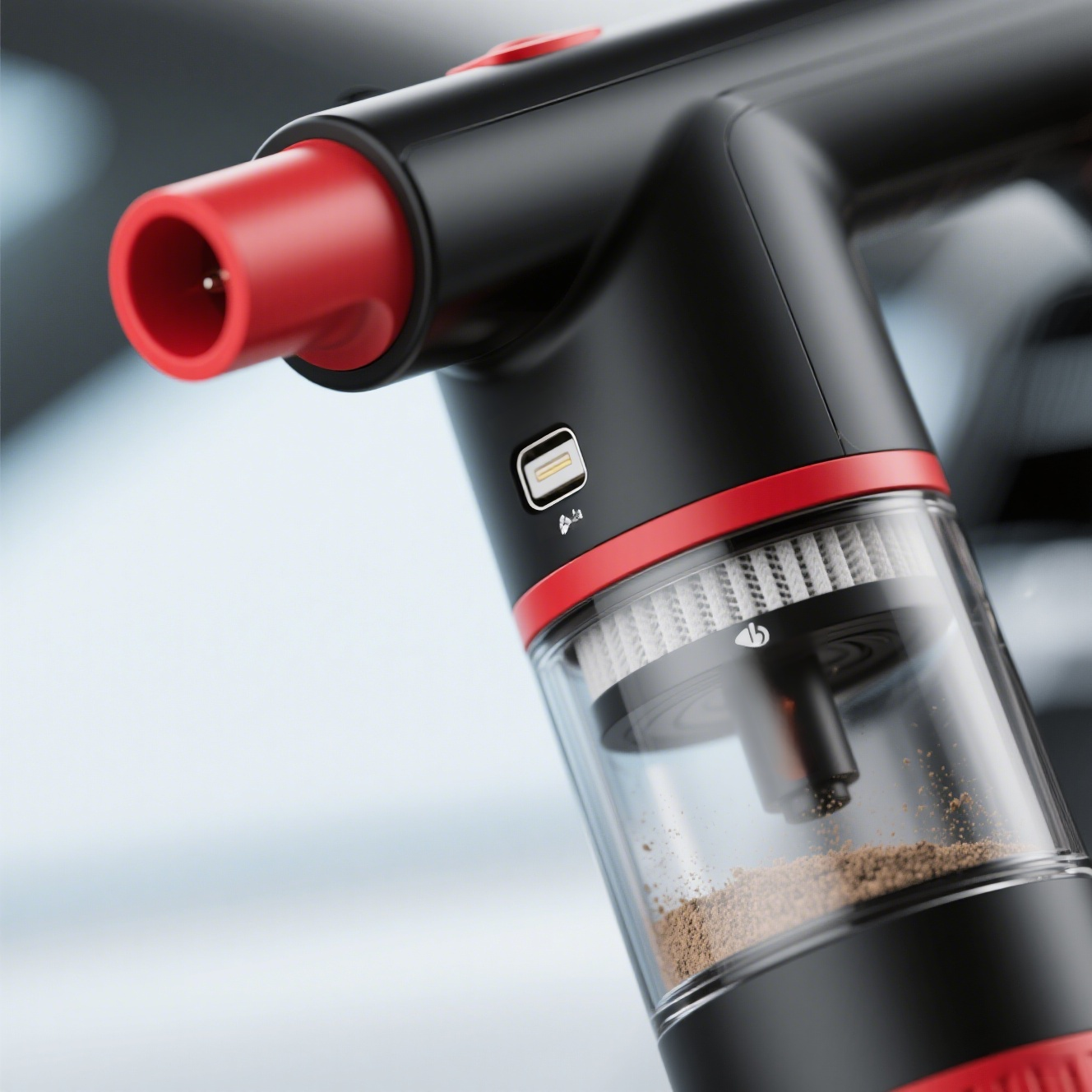 Nový bezdrátový automobilový vysavač a mini foukací a sací zařízení v jednom