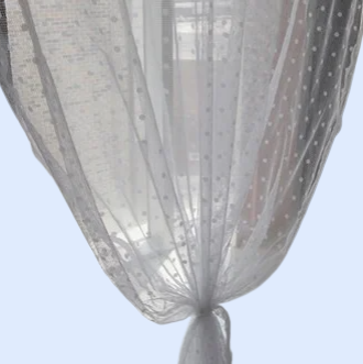 透け感あり・見えにくいレースカーテン・ベッドルーム用ウィンドウシアー