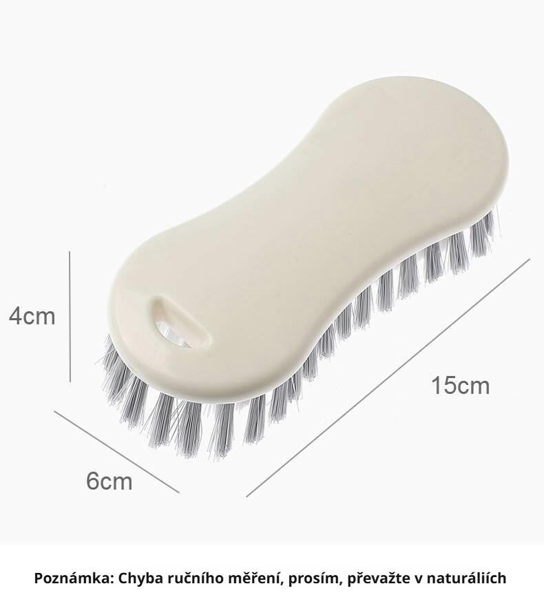 Detail ergonomické rukojeti čisticího kartáče