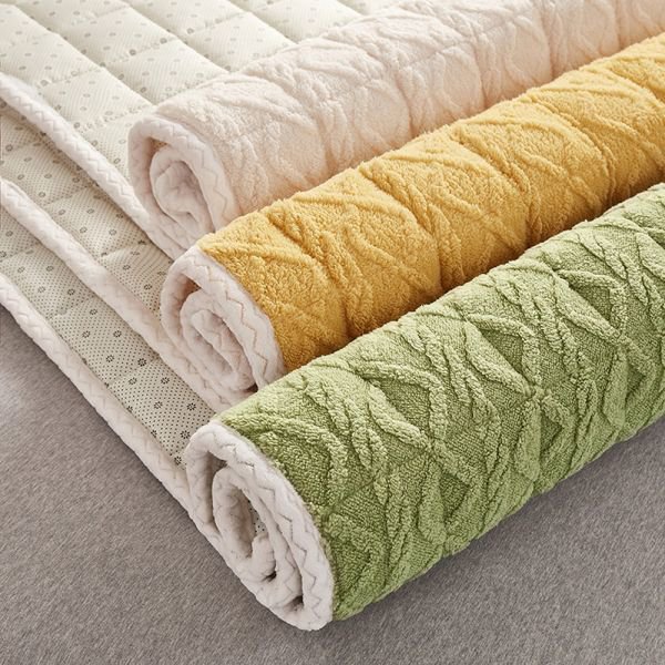 Tafu velvet bed cushion mattress sheet cushion