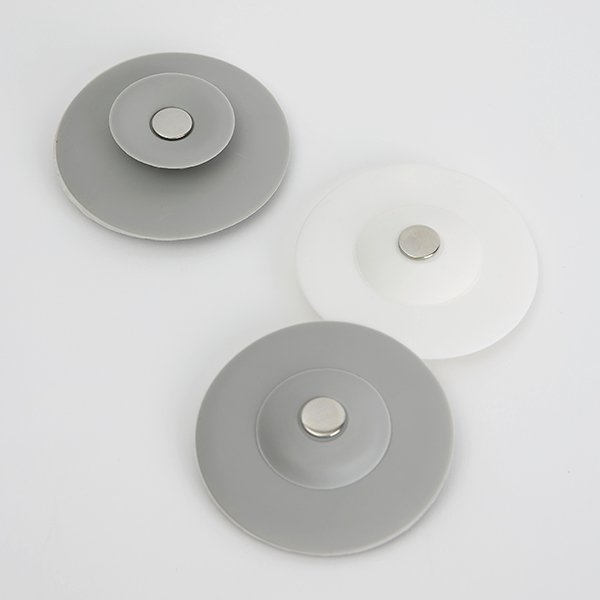 주방 싱크대 막힘 방지, 냄새 방지, 프레스식 배수구 뚜껑