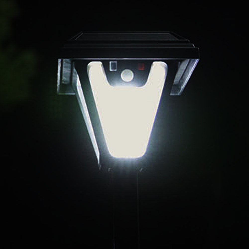 Solar-powered outdoor garden lights