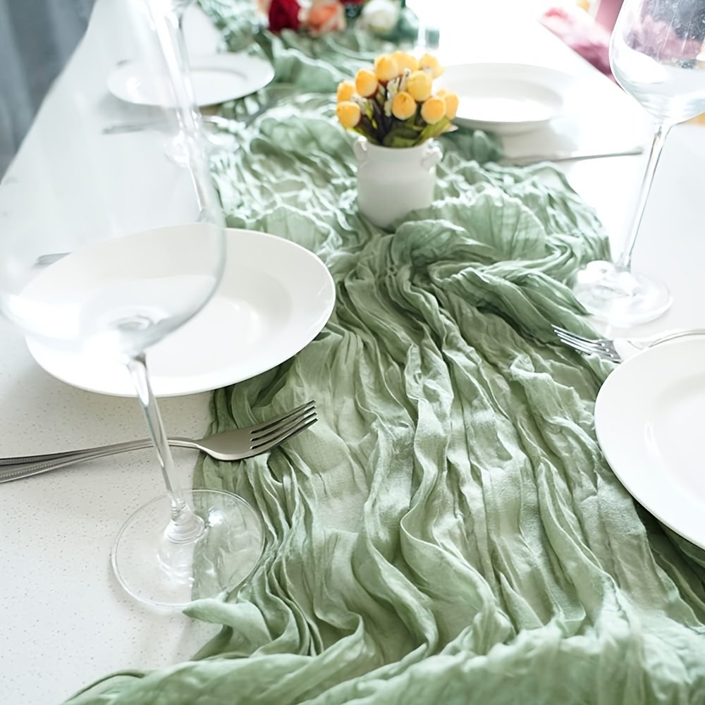 الألوان الصلبة مطوية ديكور الجدول العلم