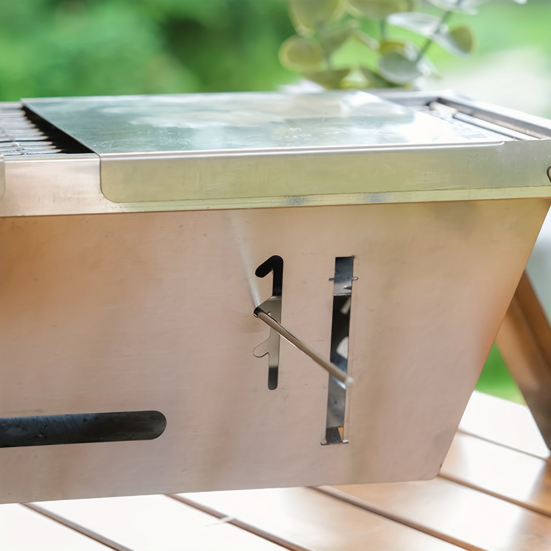 便攜折疊烤肉架 戶外迷你不鏽鋼烤肉爐 適用於露營野餐派對