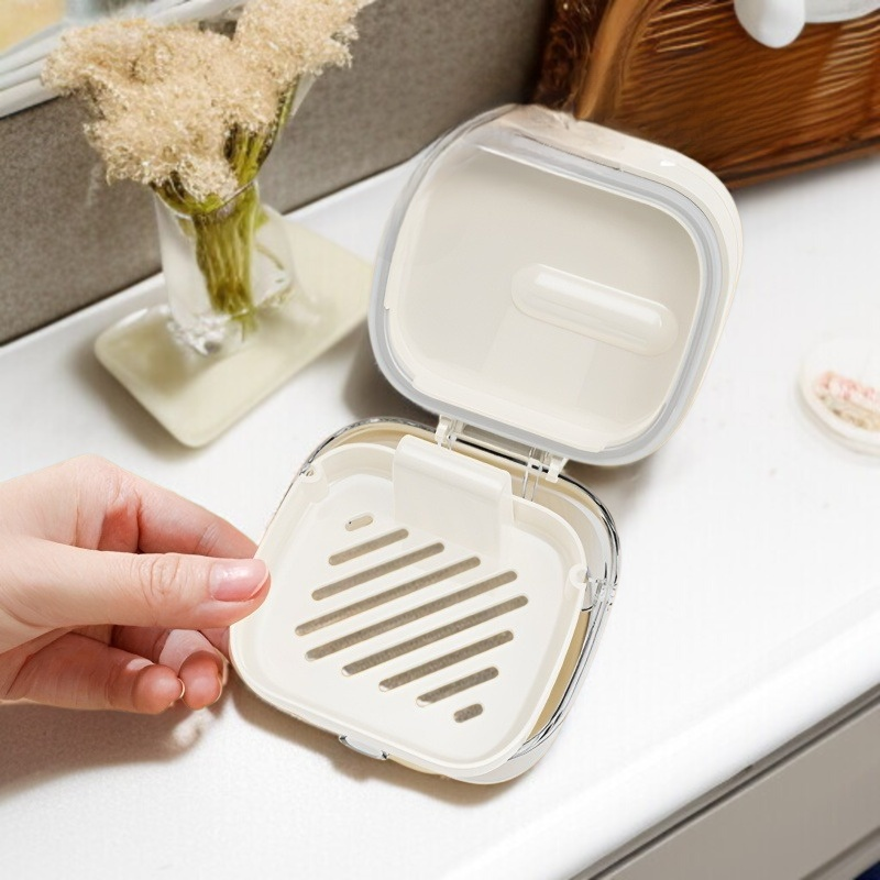 휴대용 멀티세척케이스 밀폐수납케이스 휴대용 스텔스세척케이스 물빠짐케이스 치아커버 수납커버