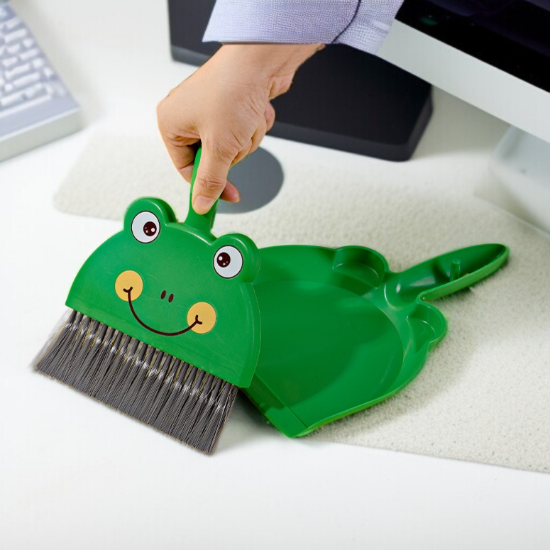 漫画のミニスイーパーセット クリーニングツール デスクトップクリーニングセット テーブルスイーパー 漫画のミニスイーパー