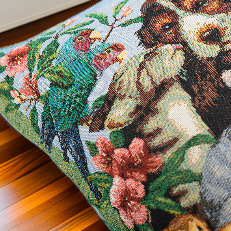 提花靠墊枕套家居裝飾套件