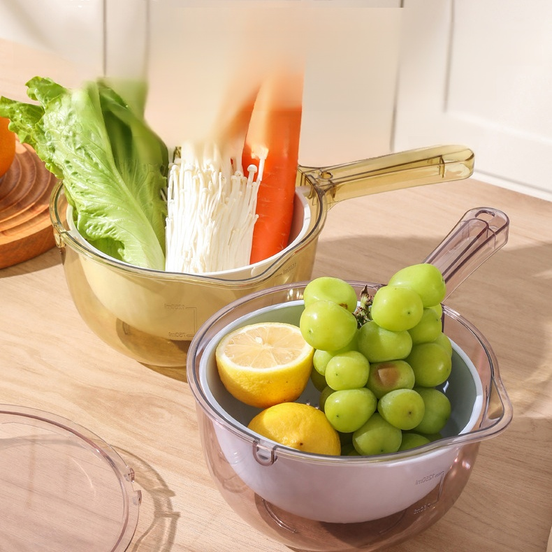 蔬果旋轉淘洗盆