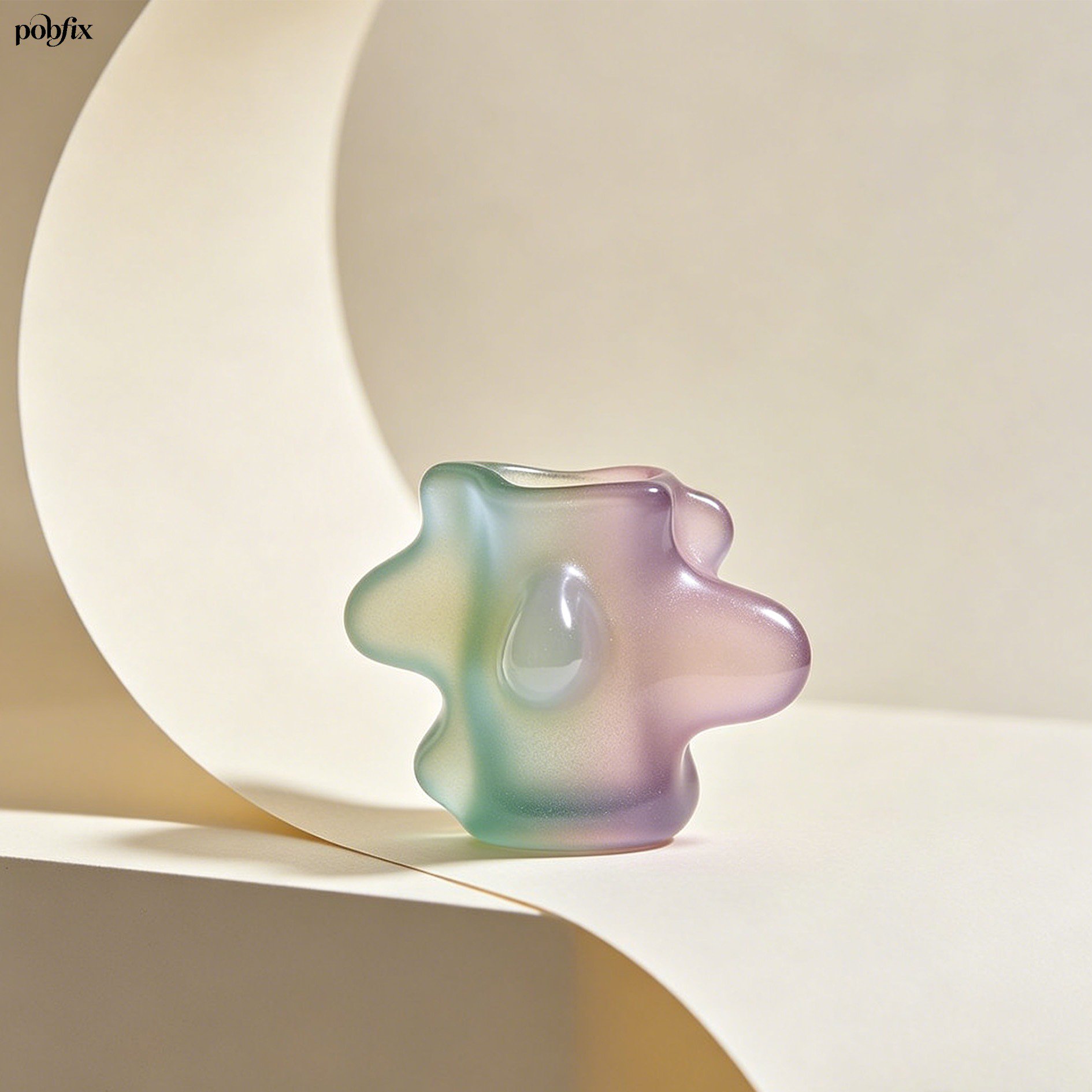 Künstlerischer Glas-Tischschmuck
