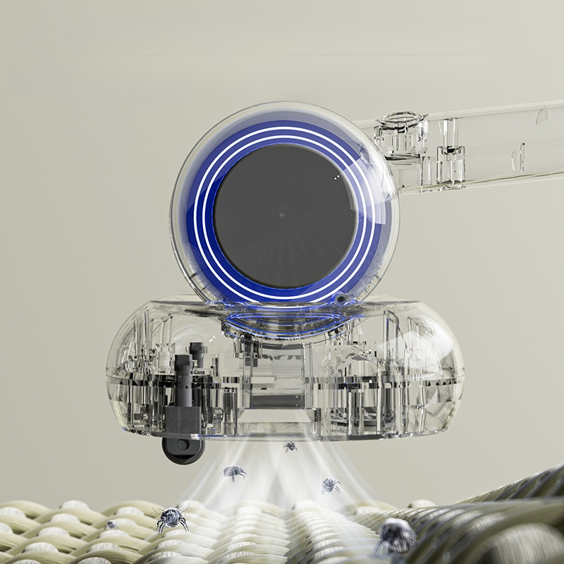 Small household wireless sterilization, vacuum cleaning, UV mite removal device