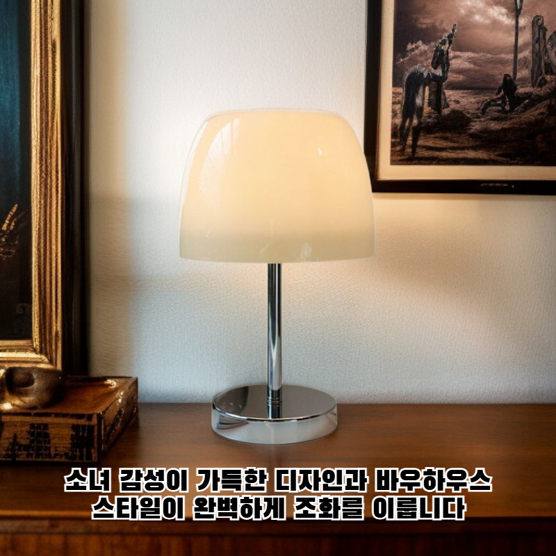 바우하우스 스타일 침대 옆 램프