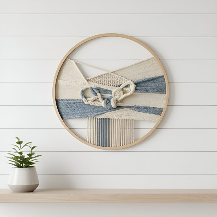 둥근 모양의 장식용 걸이 그림