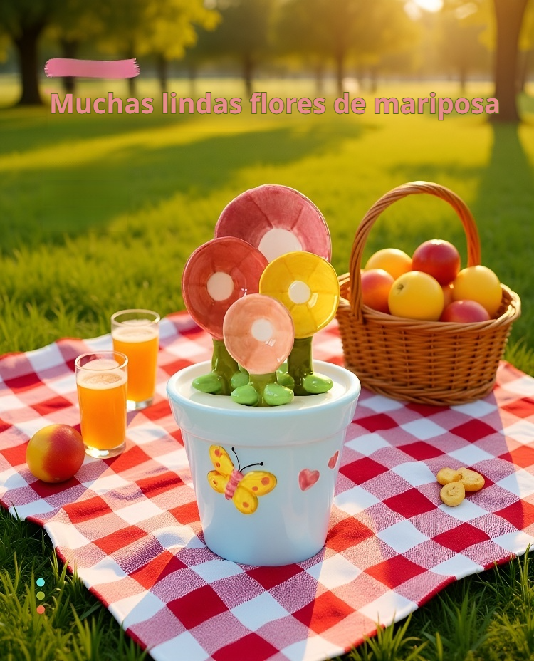Set de cucharas medidoras de pétalos con mariposa adorable para repostería