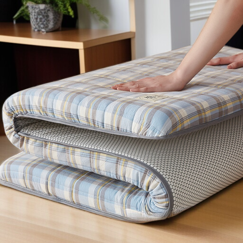 기숙사 싱글 매트리스 가정용 면 소프트 매트리스 커버 요 다다미 침대 침실 매트리스 매트리스 싱글 매트리스