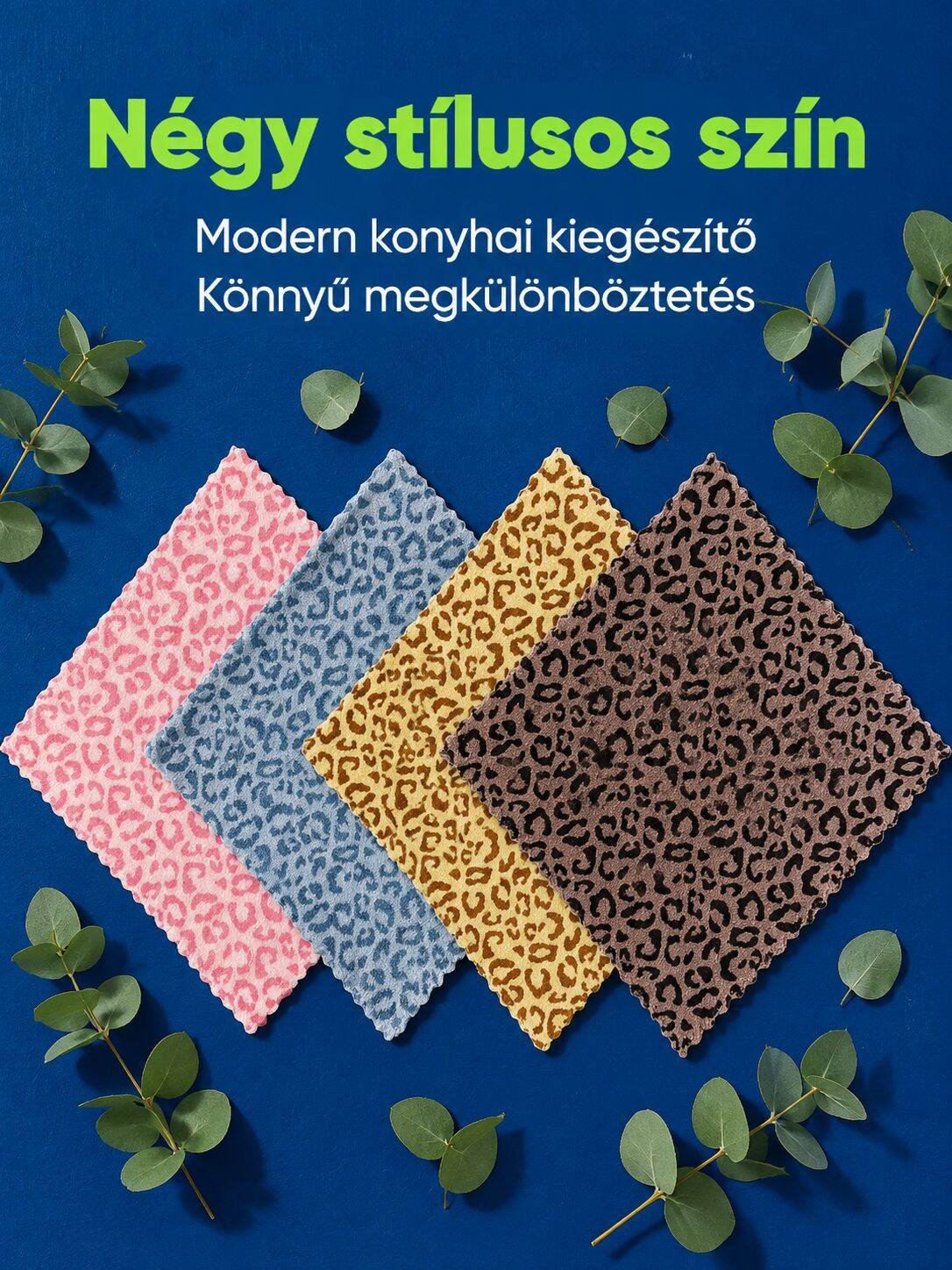 Tartós, puha anyagú törlőkendő közelről