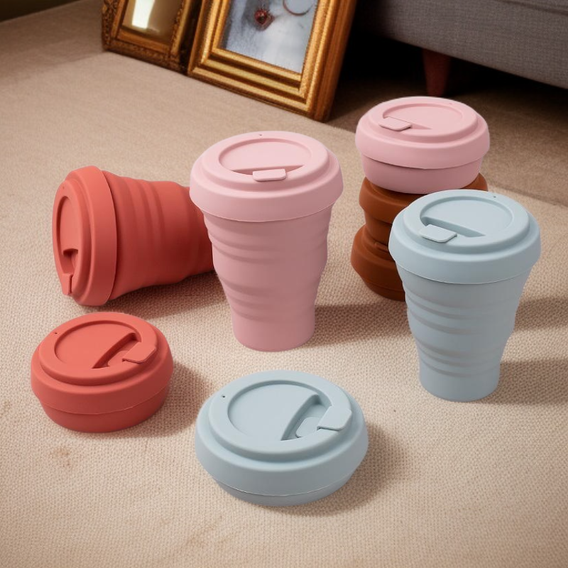  Vaso plegable de silicona suave